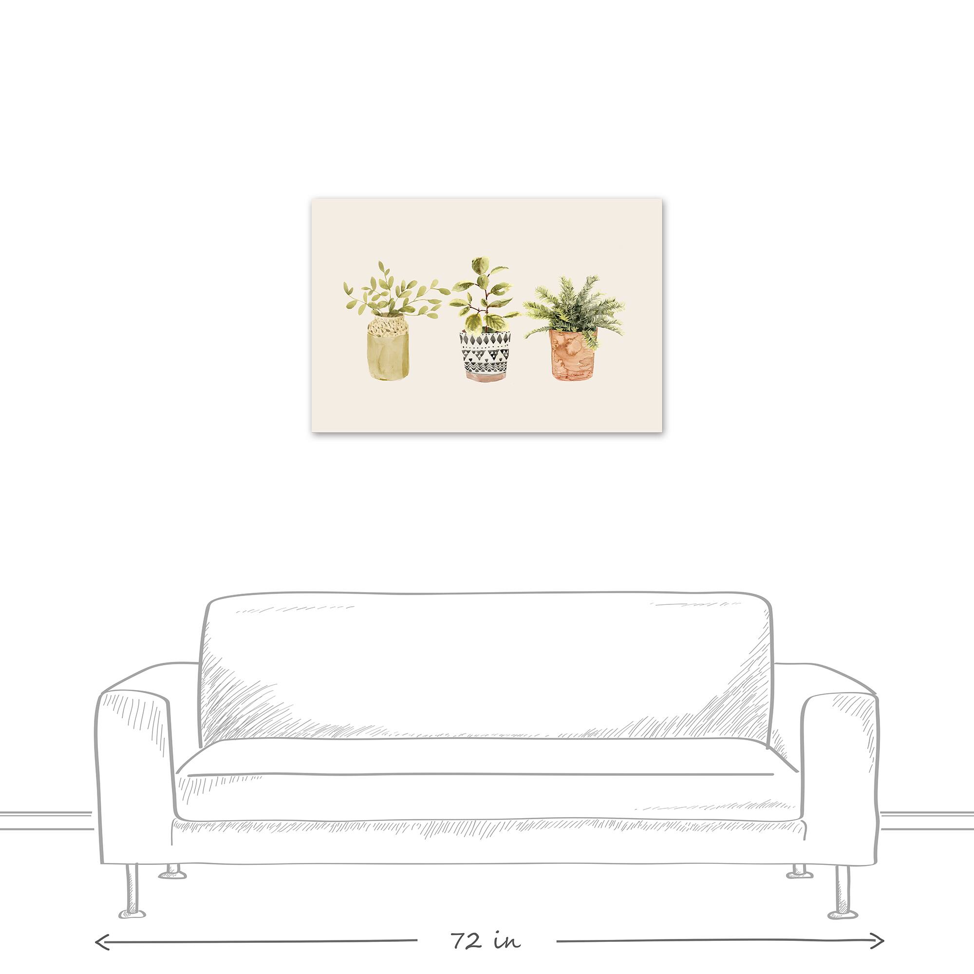 Designs Direct Potted Plants Canvas Wall Art
